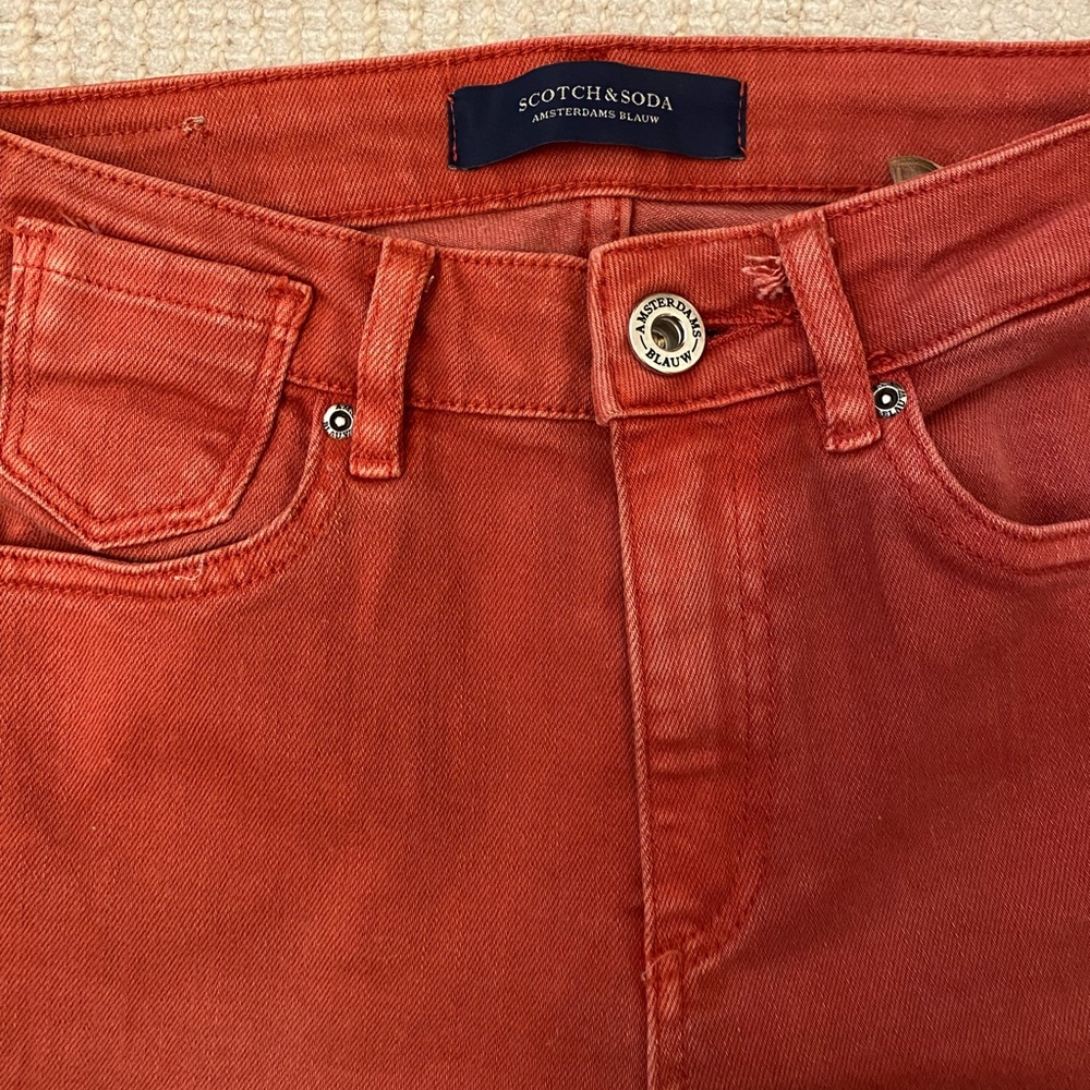 Women’s scotch and soda red jeans, size 25/32 - Picture 10 of 12